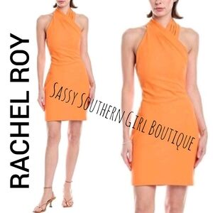 ⭐🆕 Rachel Roy Orange Halter Dress